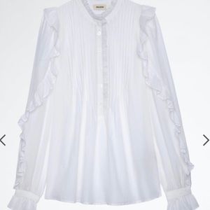 White blouse zadig& Voltaire white small
